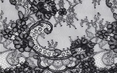 Girdle fabric with French lace